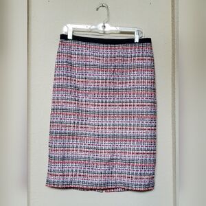 Talbots Tweed Office Pencil Skirt. Size 8
